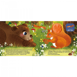 812139 KSIĄŻECZKA DOTYKAMY I SŁUCHAMY W LESIE
