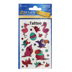 569399 NAKLEJKI TATUAŻE PTAKI TROPIC TATUAŻ TATTOO