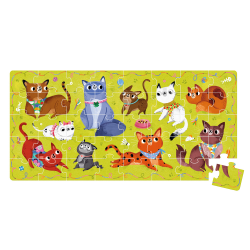 492184 CZUCZU PUZZLE MIAU KOTKI 40 EL