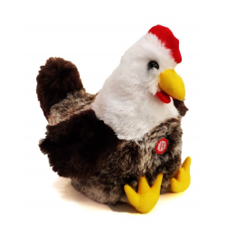 232913 MASKOTKA PLUSZOWA KURA KOKOSZKA Z DŹWIĘKIEM
