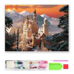 064233 HAFT DIAMENTOWY MOZAIKA 5D ZAMEK