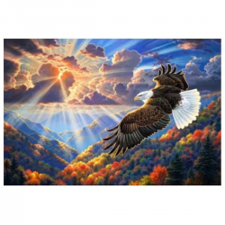 069818 HAFT DIAMENTOWY MOZAIKA 5D ORZEŁ