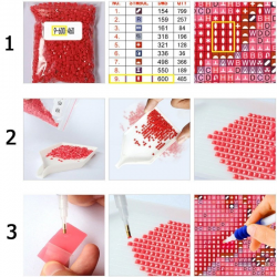 069818 HAFT DIAMENTOWY MOZAIKA 5D ORZEŁ