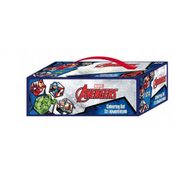 583636 ZESTAW ARTYSTYCZNY AVENGERS KREDKI PISAKI