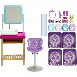 HCM82 LALKA BARBIE DOMOWE SPA MASECZKA