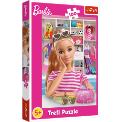 16458 TREFL PUZZLE POZNAJ BARBIE 100 EL