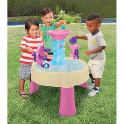 173769 LITTLE TIKES STÓŁ WODNY FONTANNA SPIRALA RÓŻOWY