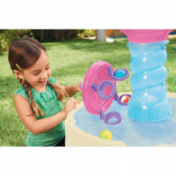 173769 LITTLE TIKES STÓŁ WODNY FONTANNA SPIRALA RÓŻOWY