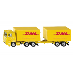 S1694 SIKU CIĘŻARÓWKA Z PRZYCZEPĄ FIRMY DHL