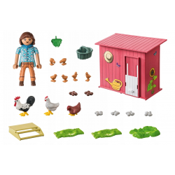 71308 PLAYMOBIL KURY Z PISKLĘTAMI