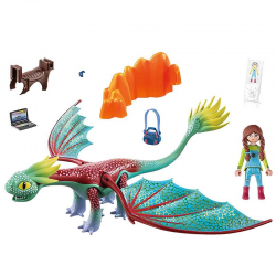 71083 PLAYMOBIL DRAGONS SMOK PIÓRKA + ALEX