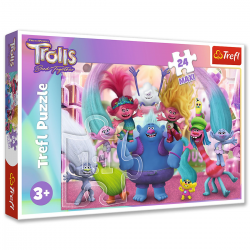 14359 TREFL PUZZLE ŚWIAT TROLLI MAXI 24 EL