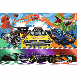 16465 TREFL PUZZLE PĘDZĄCE SAMOCHODY 100 EL