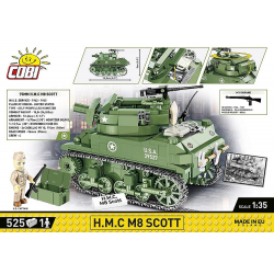 2279 COBI SMALL ARMY H.M.C M8 SCOTT