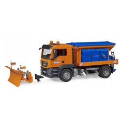 03785 BRUDER UNIMOG PIASKARKA Z PŁUGIEM ŚNIEŻNYM