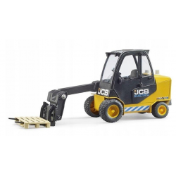 002512 BRUDER WÓZEK WIDŁOWY Z ŁADOWACZEM TELESKOPOWYM JCB