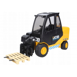 002512 BRUDER WÓZEK WIDŁOWY Z ŁADOWACZEM TELESKOPOWYM JCB