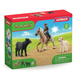 42578 SCHLEICH KOWBOJSKIE PRZYGODY KOWBOJ KOŃ QUARTER