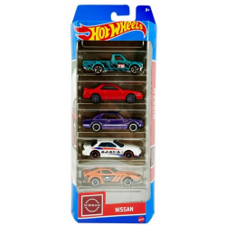 HLY73 HOT WHEELS NISSAN POJAZDY 5 AUTEK