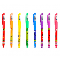 6603566 PACHNĄCE ŻELOWE DŁUGOPISY FRUITY SQUAD 8 KOLORÓW