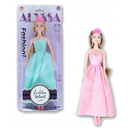 450940 LALKA W SUKIENCE KSIĘŻNICZKA RÓŻNE KOLORY