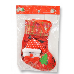 368903 MINI SKARPETA ŚWIĄTECZNA NA PREZENTY RÓŻNE WZORY