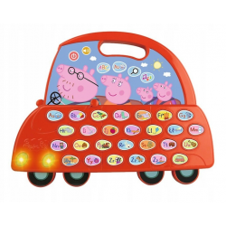 61806 VTECH LITERKOWY SAMOCHÓD ŚWINKA PEPPA