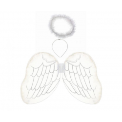 698005 STRÓJ ANIOŁEK SKRZYDŁA + AUREOLA JASEŁKA