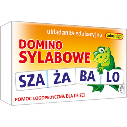 004812 ADAMIGO GRA LOGO DOMINO SYLABOWE SYLABY