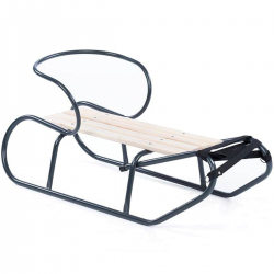 414087 SANKI METALOWE Z OPARCIEM ŚLIZG RÓŻNE KOLORY