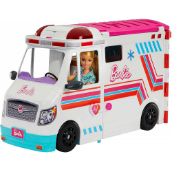 HKT79 BARBIE KARETKA MOBILNA KLINIKA