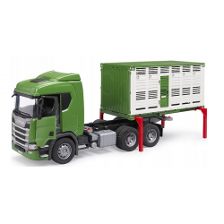 03548 BRUDER CIĘŻARÓWKA SCANIA TRANSPORTER ZWIERZĄT