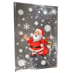 WOREK FOLIOWY TOREBKA 40X60CM CELOFAN MIKOŁAJ 10 SZT.