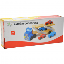 116295 POJAZD DREWNIANY TRANSPORTER LAWETA + ATUKA