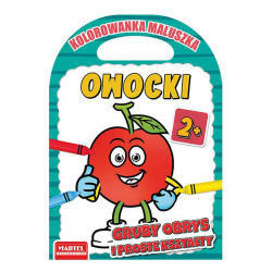 322034 KOLOROWANKA MALUSZKA OWOCE