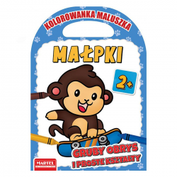 322089 KOLOROWANKA MALUSZKA MAŁPKI