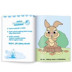 337445 KOLOROWANKA DISNEY MALUCH PUCHATEK MALUJ RĄCZKAMI