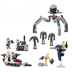 75372 LEGO STAR WARS ZESTAW BITEWNY Z ŻOŁNIERZEM ARMII KLONÓW I DROIDEM