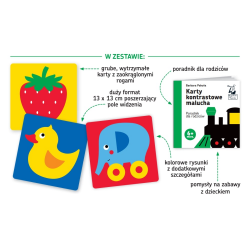 219228 EDGARD KARTY KONTRASTOWE MALUCHA 6M+