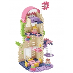 905791 MINI WAFLE KLOCKI KSIĘŻNICZKA WIEŻA FANTAZJI 148 EL