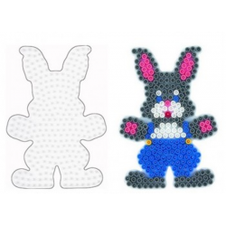 237 PODKŁADKA HAMA MIDI DO PRASOWANIA KORALIKI ZAJĄCZEK