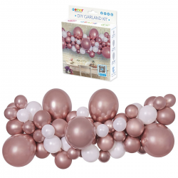 6031393 GIRLANDA BALONOWA ZŁOTO-RÓŻOWA GODAN