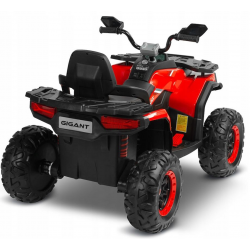 POJAZD QUAD NA AKUMULATOR GIGANT NAPĘD 4X4 CZERWONY