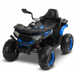POJAZD QUAD NA AKUMULATOR GIGANT NAPĘD 4X4 NIEBIESKI