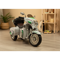 MOTOCYKL MOTOR NA AKUMULATOR RIOT SZARY
