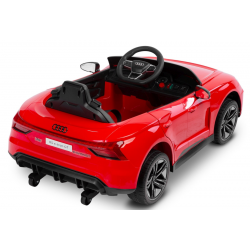 POJAZD NA AKUMULATOR AUDI E-TRON NAPĘD 4X4 PILOT CZERWONY
