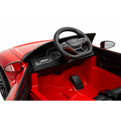 POJAZD NA AKUMULATOR AUDI E-TRON NAPĘD 4X4 PILOT CZERWONY