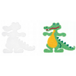 259 PODKŁADKA HAMA MIDI DO PRASOWANIA KORALIKI KROKODYL