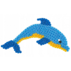 300-09 PODKŁADKA HAMA MIDI KORALIKI DELFIN DELFINEK