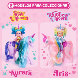 032886 KOOKYLOOS RAINBOW UNICORN JEDNOROŻEC LALKA IRIS